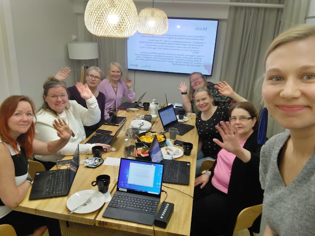 I met the members of the Network Planning Group in Rovaniemi, when we had our Development day!